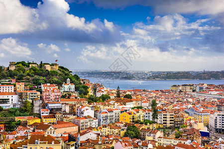 里斯本葡萄牙在圣豪尔图片
