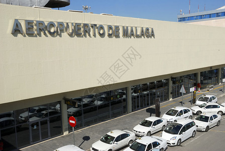 西班牙马拉加机场外有计程图片