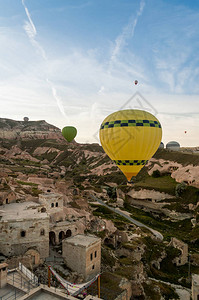 热气球在土耳其卡帕多西图片
