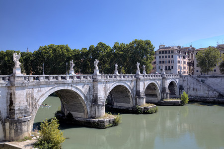 意大利罗马的圣安吉洛桥图片