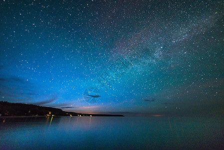 安大略省唯美的夜景星空星星设计图片