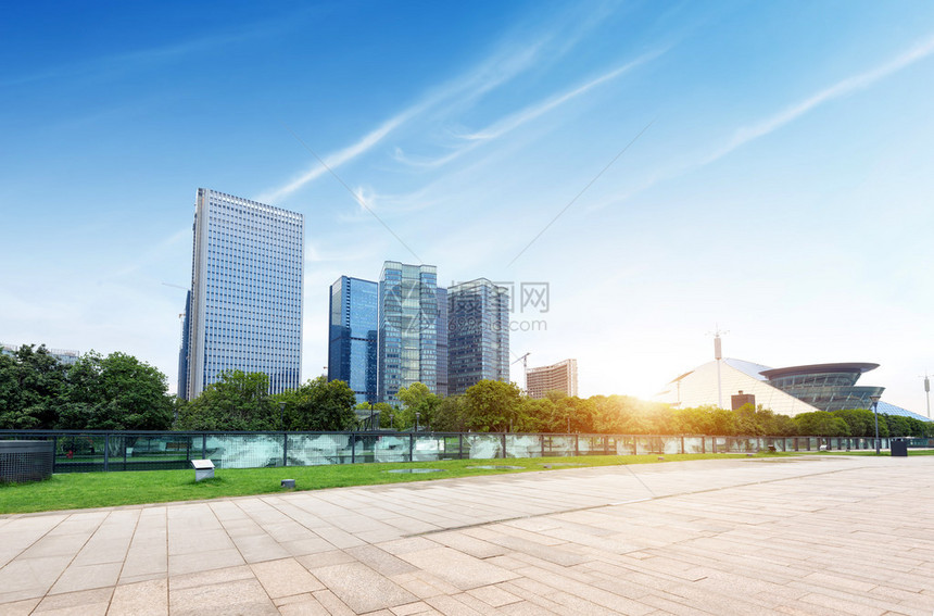 从大理石地板看云天杭州新城的市图片