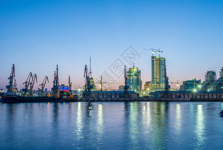 巴库阿塞拜疆港口图片