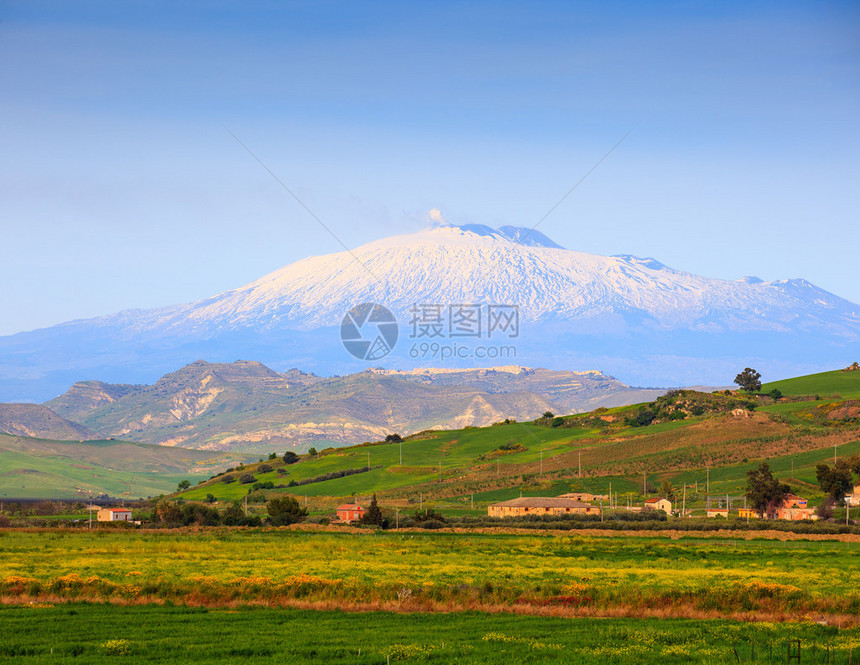 Etna火山图片