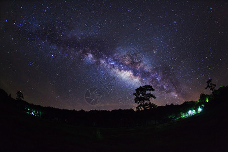 唯美的夜景星空星星图片