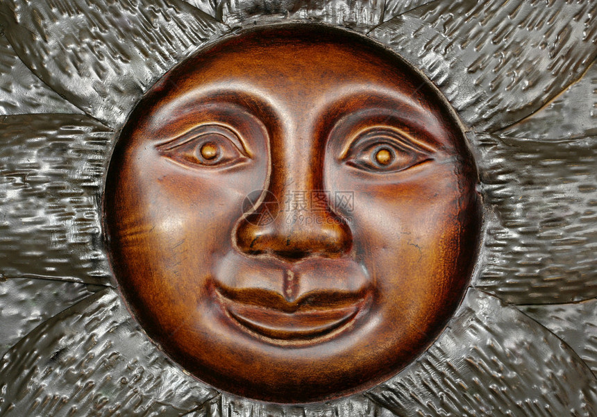 铜太阳背景抽象装饰图像图片