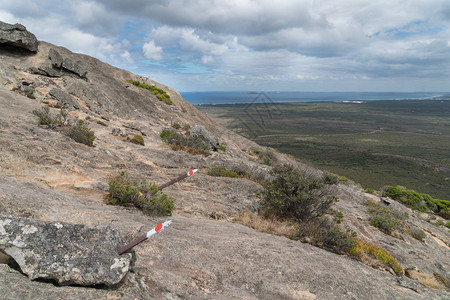从法国人峰顶俯瞰西澳大利亚大角公图片