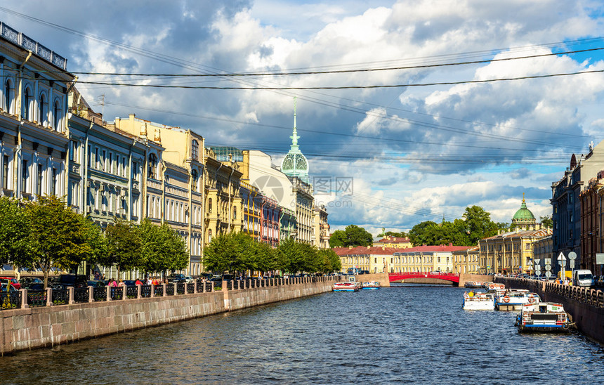 圣彼得堡的莫伊卡河图片