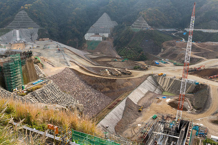 大坝建设观图片