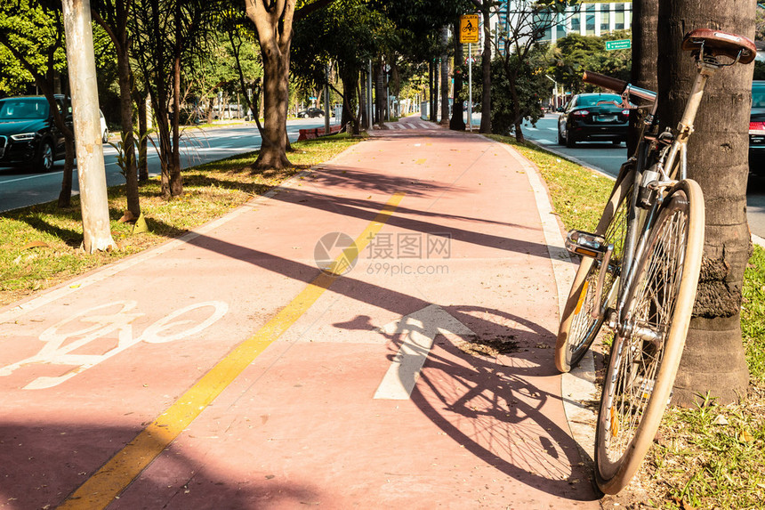巴西圣保罗街头巴西的Bike图片