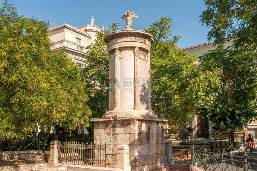雅典的LysicratesChoragic纪念碑图片