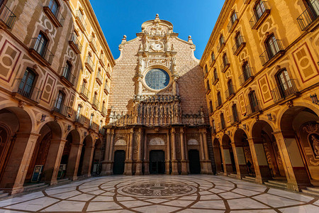 蒙特塞拉特修道院巴塞罗那加泰罗图片