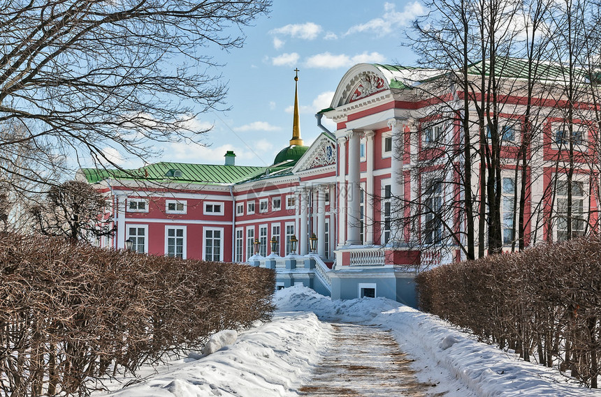 库斯科沃的宫殿是新古图片