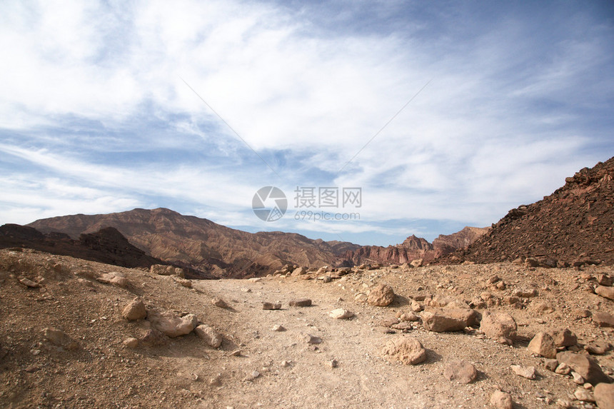 以色列游客蒂姆纳地质图片