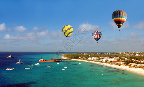 加勒比岛屿海滩风景图片