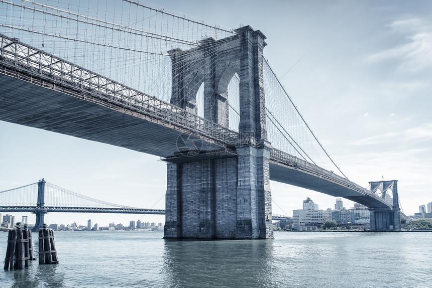 纽约布鲁克林大桥的图片图片
