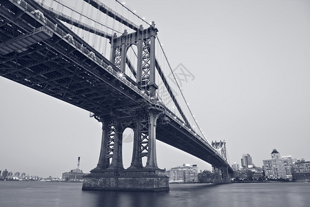 曼哈顿大桥的图象与布鲁克图片