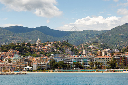 Sanremo是意大利西北部利古里亚西部地中海图片