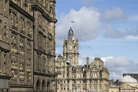 在联合王国苏格兰爱丁堡的古背景图片