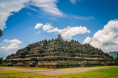 印度尼西亚Jawa的Borobudur寺庙图片