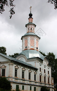变形教堂VelikyUstyug具有巨大的历史意义图片