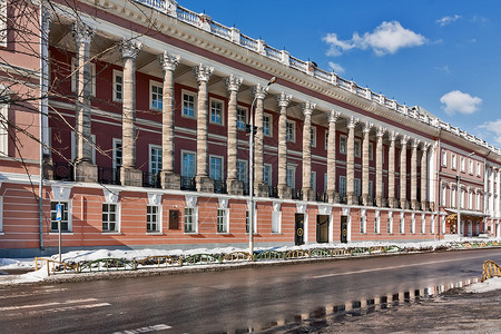 凯瑟琳宫是俄罗斯叶卡捷琳娜二世的新古典主义住宅图片
