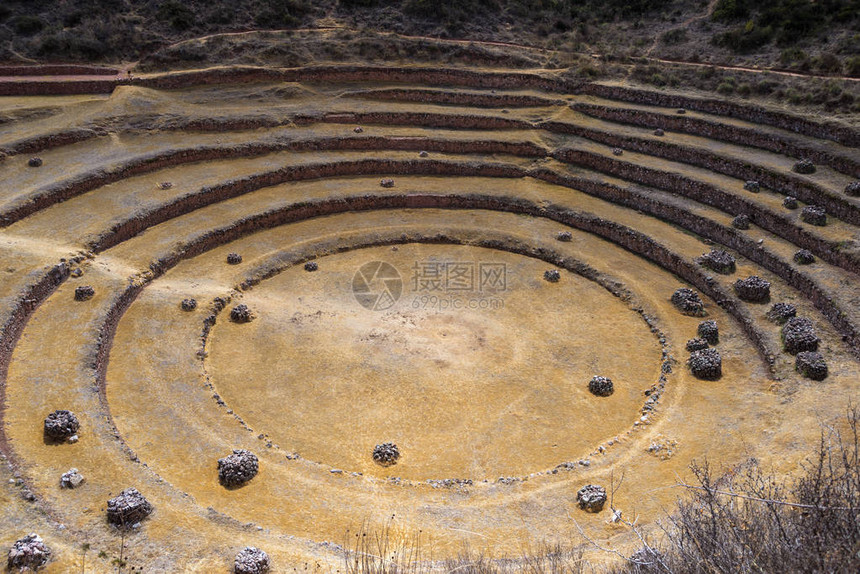 Moray考古遗址库斯科地区和秘鲁圣谷的旅行目的地Majestic同心梯田图片