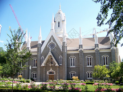 美国盐湖城的教堂图片