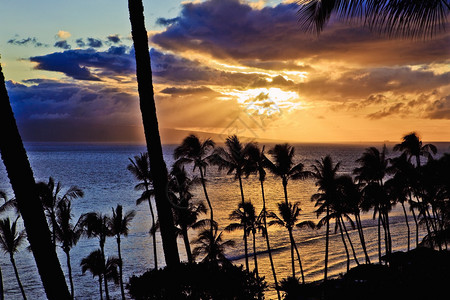夏威夷毛伊岛卡阿纳帕利图片