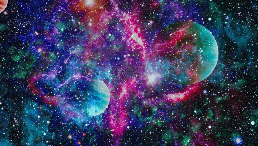 太空中的星云和星系这是美国航天局提供图片