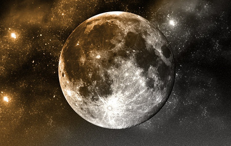 月球科学背景图片