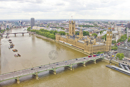 伦敦鸟瞰图图片