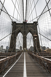 美国纽约布鲁克林大桥图片