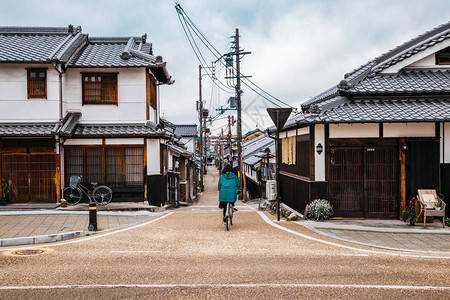 日本原日本传统城市ImaichoImaich背景图片