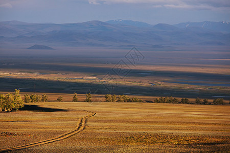 蒙古地貌背景图片