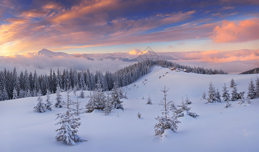 美丽的冬季风景图片