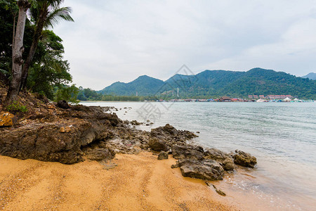 泰国热带港昌岛夏季风景图片