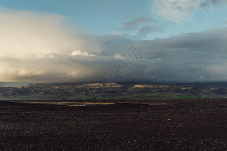 冰岛美丽的风景和野生景观图片