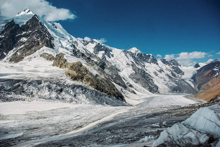 美丽的雪山俄罗斯联邦高加索地区2图片