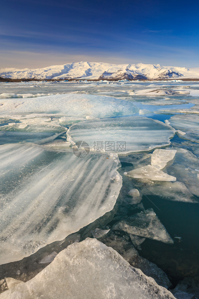 冰岛Jokulsarlon冰川环礁图片