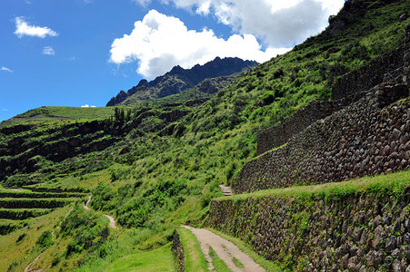 南美洲乌鲁班巴山谷秘鲁的图片