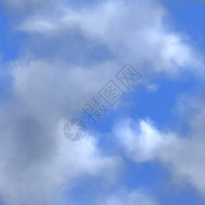 天空和云彩无缝纹理瓦片背景图片