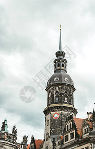 东德累斯顿萨克森州首府古老的路德图片