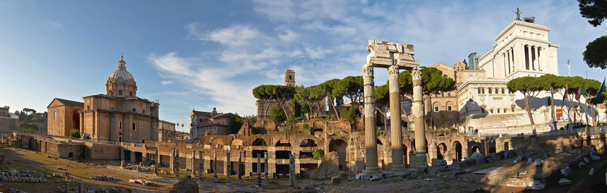 罗马广场全景图片