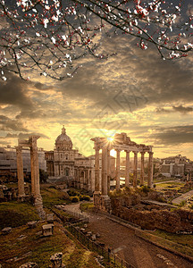 意大利罗马的罗马废墟图片