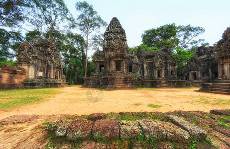 Angkor寺庙综合建筑群中的ChauSayTevoda寺庙图片