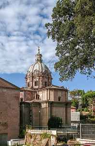 SantiLucaeMartina是一个早期中世纪教堂图片