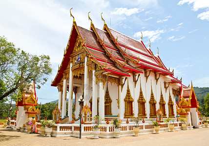 泰国普吉的WatChalong或Chaith图片