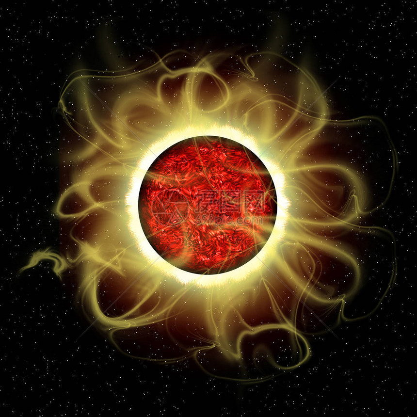 太阳是金属和气体的熔融复合体图片