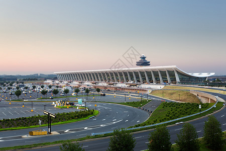 美国弗吉尼亚州杜勒斯机场高清图片